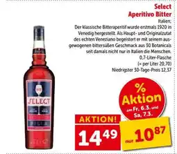 Interspar Select Aperitivo Bitter Angebot