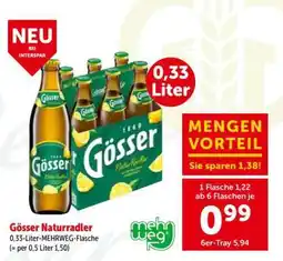 Interspar Gösser Naturradler Angebot