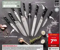 Interspar SIMPEX PROFESSIONAL Messer Angebot