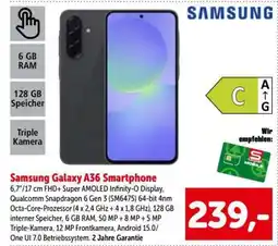 Interspar Samsung Galaxy A36 Smartphone Angebot