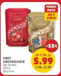 PENNY LINDT LINDORKUGELN Angebot