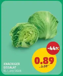 PENNY Knackiger Eissalat Angebot