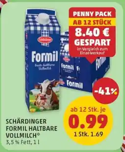 PENNY Schärdinger Formil Haltbare Vollmilch Angebot