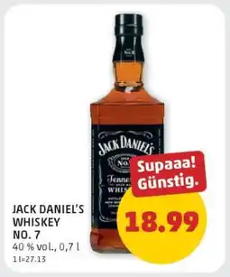 PENNY JACK DANIEL’S WHISKEY NO. 7 Angebot