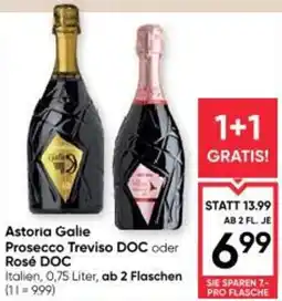 Maximarkt Astoria Galie Prosecco Treviso DOC oder Rosé DOC Angebot