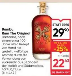 Maximarkt Bumbu Rum The Original Angebot