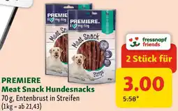 Fressnapf Premiere Meat Snack Hundesnacks Angebot