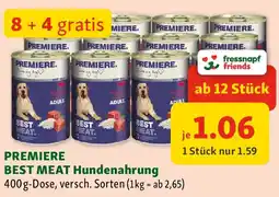 Fressnapf Premiere best meat hundenahrung Angebot