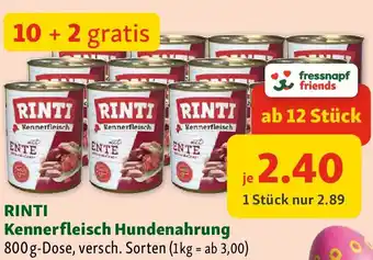 Fressnapf Rinti Kennerfleisch Hundenahrung Angebot