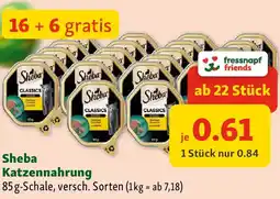 Fressnapf Sheba Katzennahrung Angebot