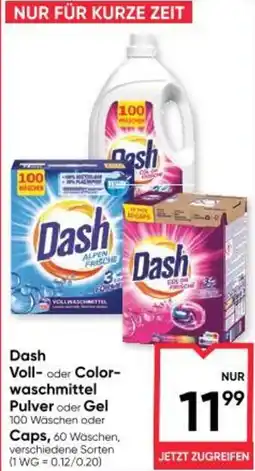 Maximarkt Dash Voll oder Color waschmittel Pulver oder Gel Angebot