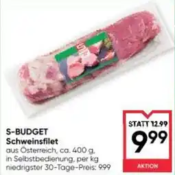 Maximarkt S-budget schweinsfilet Angebot