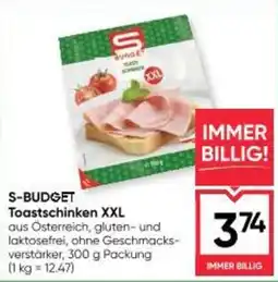 Maximarkt S-budget Toastschinken XXL Angebot