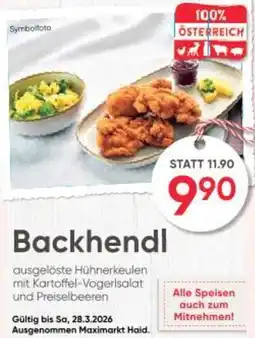 Maximarkt Backhendl Angebot