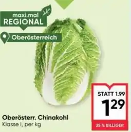 Maximarkt Oberösterr Chinakohl Angebot