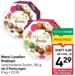 Maximarkt Merci Lovelies Pralinen Angebot
