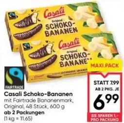Maximarkt Casali Schoko Bananen Angebot