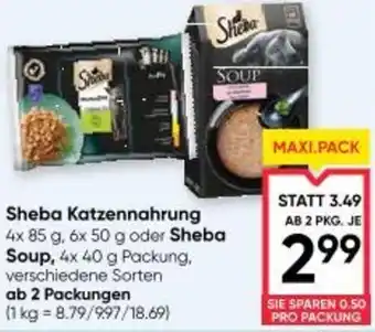 Maximarkt Sheba Katzennahrung Angebot