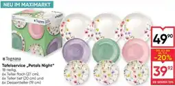 Maximarkt Tafelservice Petals Night Angebot