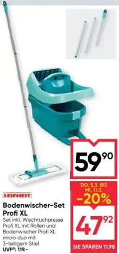 Maximarkt Bodenwischer Set Profi XL Angebot