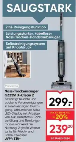 Maximarkt Nass Trockensauger GZ2251 X-Clean 2 Angebot
