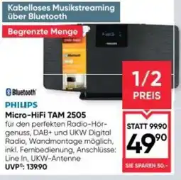 Maximarkt Philips Micro-HiFi TAM 2505 Angebot