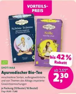 Denn's Biomarkt Shoti Maa Ayurvedischer Bio Tee Angebot