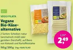 Denn's Biomarkt Vegane Bio-Käse alternative Angebot