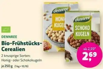 Denn's Biomarkt Dennree Bio-Frühstücks Cerealien Angebot