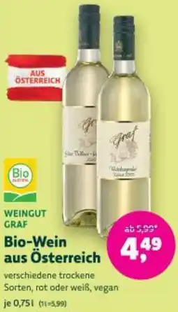 Denn's Biomarkt Bio-Wein aus Österreich Angebot
