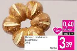 Sutterlüty Hammerl Landbäckerei Laugenkranz Angebot