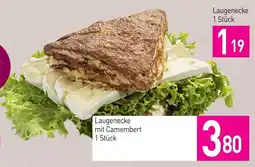 Sutterlüty Laugenecke mit Camembert Angebot
