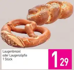Sutterlüty Laugenbrezel oder Laugenzöpfle Angebot
