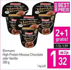 Sutterlüty Ehrmann High Protein Mousse Chocolate oder Vanille Angebot