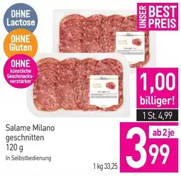 Sutterlüty Salame Milano geschnitten Angebot