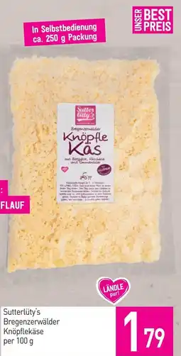 Sutterlüty Sutterlüty's Bregenzerwälder Knöpflekäse Angebot