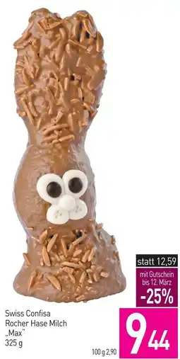 Sutterlüty Swiss Confisa Rocher Hase Milch Max Angebot