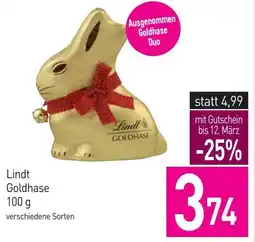 Sutterlüty Lindt Goldhase Angebot
