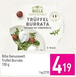 Sutterlüty Billa Genusswelt Trüffel Burrata Angebot