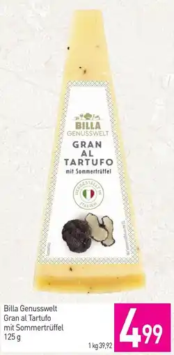 Sutterlüty Billa Genusswelt Gran al Tartufo mit Sommertrüffel Angebot