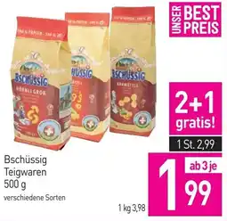 Sutterlüty Bschüssig Teigwaren Angebot