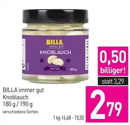 Sutterlüty Billa immer gut knoblauch Angebot