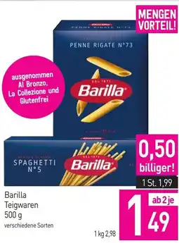 Sutterlüty Barilla Teigwaren Angebot