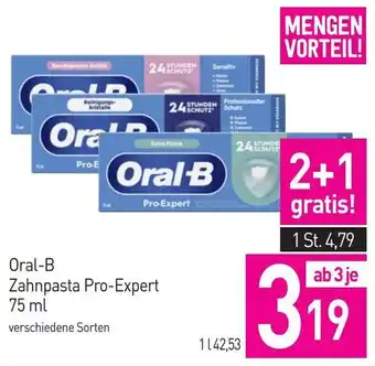Sutterlüty Oral-B Zahnpasta Pro-Expert Angebot