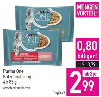 Sutterlüty Purina One Katzennahrung Angebot