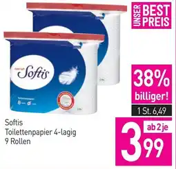 Sutterlüty Softis Toilettenpapier Angebot