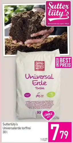 Sutterlüty Sutterlüty's Universalerde torffrei Angebot
