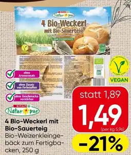 Spar 4 Bio-Weckerl mit Bio-Sauerteig Angebot
