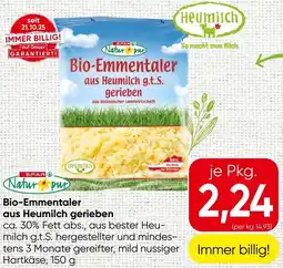 Spar Bio-Emmentaler aus Heumilch gerieben Angebot