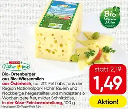 Spar Bio- Ortenburger aus Bio-Wiesenmilch Angebot